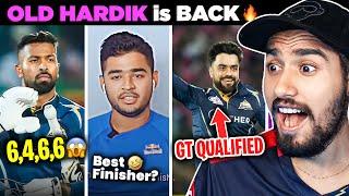 BHAI ZAMPA ko firse PEL DIA   OLD Hardik is BACK  GT QUALIFIED?  GT vs RR