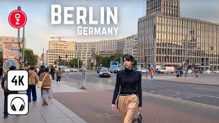 BERLIN - Germany  4K Walking Tour  Iphone 15 Pro  Berlin is getting cold and windy 