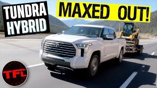 The New Toyota Tundra Hybrid Takes on the World’s Toughest Towing Test Maxed Out