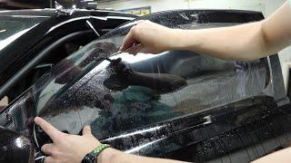 How to Hand Cut Window Tint on the Car  2019 Dodge Charger