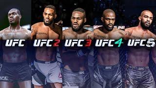 I Faced Jon Jones On Every EA UFC Game MAX DIFFICULTY