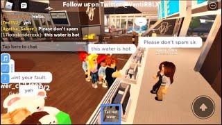 TROLLING AT ROBLOX CAFE