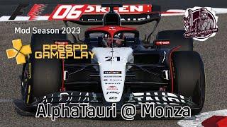 AlphaTauri @ Monza  F1 06 Mod Season 2023 PPSSPP Gameplay