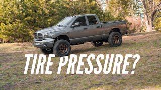 What Tire Pressure Should You Run On Your Truck With New Tires? How to Do The Chalk Line Test