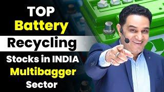 Best 6 Battery Recycling Shares in India  Battery Recycling Stocks to Invest Now @realscalpervipul