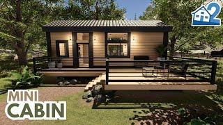 Modern Mini Cabin  House Flipper 2  Sandbox Mode  Speed Build