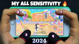 NEWBEST SENSITIVITY & SETTINGS 2024 4 Finger Claw Gyroscope  PUBG MOBILE