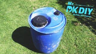 How To make Free Energy Vacuum Water Pump Without Electricity using Plastic Barrel 125L  Experiment