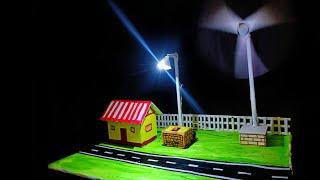 wind turbine eco friendly model  School Project  Assam Make Stuff