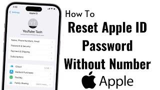 How to Reset Apple ID Password Without Phone Number 2023  Forgot Apple ID Password