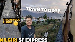 Nilgiri Express Train journey  Train kula flood   Train to Ooty  Ooty EP 1