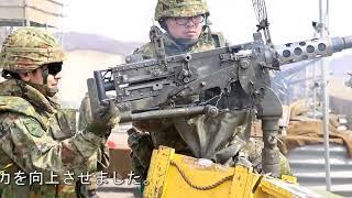 対空実射訓練（１２.７ｍｍ重機関銃）