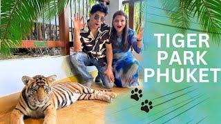 Tiger Park Phuket  Phuket half day City tour  Complete details and pricing  Photo with Elephant