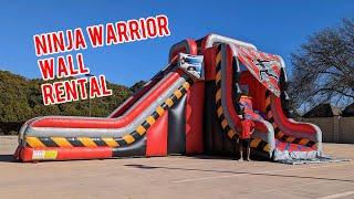 Ninja Warrior Wall - Dallas Party Rental