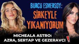 BURCU ESMERSOY SİRKEYLE YIKANIYOR GÜZEL ASTROLOG MICHEALA ASTRO AZRA SERTAP ERENER VE GEZERAVCI