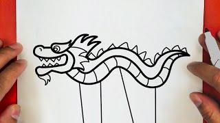 How To Draw A Chinese New Year Dragon   Advanced Step by Step DRAW Cute things