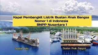 Indonesia Bangga Miliki Kapal Pembangkit Listrik BMPP Nusantara 1 Buatan Anak Bangsa Drone View