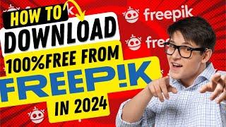 How to download premium element from freepik in 2024
