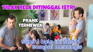 PRANK ‼️ IJIN PULANG KE INDONESIA   SUAMI BULE SAMPAI MENANGIS  #prank #suamibule #pulangkampung