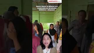 Emak Emak di Bengkulu Geruduk Warung Remang-remang