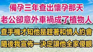 備孕三年查出懷孕那天，老公卻意外車禍成了植物人，查手機才知他是趕著和情人約會，隨後我宣佈一個決定，讓他全家傻眼#生活經驗  #情感故事 #情感#两性情感