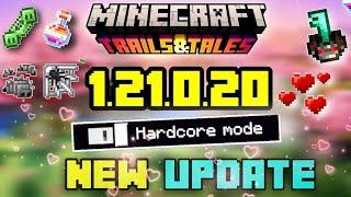 Minecraft pe 1.21.0.20 official beta version  Released   Minecraft 1.21.0.20 new items  added ️
