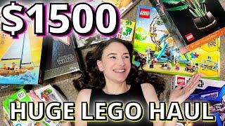 MY BIGGEST LEGO HAUL YET $1500 LEGO Release Day Haul