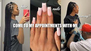 come to my appointments with me hair nails cosmetology license piercing?