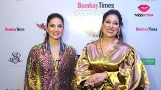 Sunny Leone and Maheka Mirpuri at Bombay Times Fashion Week 2020 - Virtual Edit