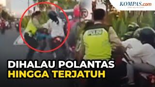 Video Viral Polantas Dorong Pengendara Motor Polda Jateng Buka Suara