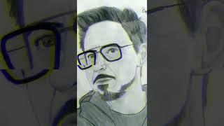 #ironman #avengers #tonystark #robertdowneyjr #art #karakalem #sketch #çizim #drawing #shorts #short