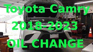 Toyota Camry 2018-2023 2.5 L Oil Change