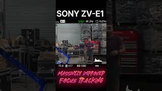 Sony ZV-E1 AI Tracking Autofocus is unbelievably sticky. #sony #zve1 #camera