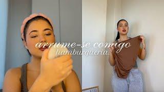 GRWM arrume-se comigo pra sair sexta à noite na hamburgueria 