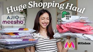 Huge Shopping Haul  Newme Myntra Ajio Meesho and more