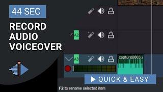 Kdenlive Tutorial How to Record Audio Voiceover in Kdenlive