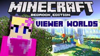 MINECRAFT Bedrock  Visiting Viewer Worlds #shorts