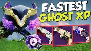 The FASTEST Ghost XP Farm + Red Border Weapon Farm Destiny 2