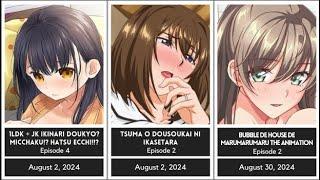 UPCOMING Hentai  Cultured  Anime in August Anime Updates