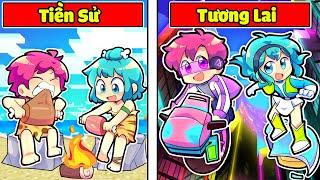 YUMMIE CÙNG HIHA ĐI VỀ THỜI TIỀN SỬ VÀ ĐẾN TƯƠNG LAI TRONG MINECRAFT*YUMMIE TIỀN SỬ TƯƠNG LAI 