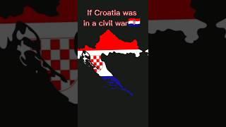 If Croatia was in a Civil War #country #shorts #military #croatia