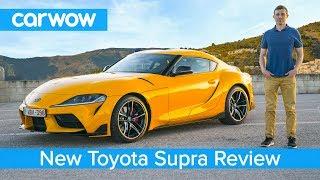 Toyota Supra 2020 in-depth review - tested on road sideways on track and over the 14 mile sprint