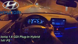 2022 Hyundai Ioniq Plug-In Hybrid 141 PS TOPSPEED NIGHT POV DRIVE MAINZ 60 FPS