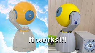 This Motorised Mechanical Eye Ball is build with AI p2