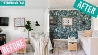 How to Install Peel & Stick Wallpaper to transform your room in minutes