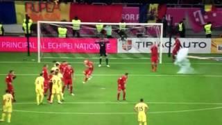 SHOCKING Robert Lewandowski gets hit by a FIRE CRACKER Poland vs Romania 3-0