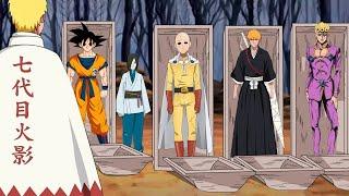 Naruto Revives Saitama Goku Ichigo Eren L and many Legendary Heroes from Different Animes.