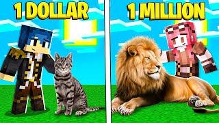 ANIMALE DA 1€ VS ANIMALE DA 1.000.000€ - MINECRAFT