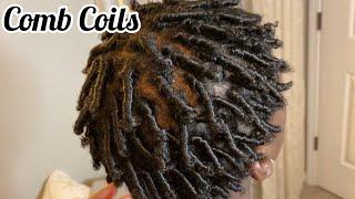 How to Finger  Comb Coils Starter Dread Locs on Short Natural Hair  Teen Boys & Men Hairstyles