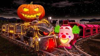 Halloween Train Choo Choo Train Halloween Cartoon for Kids  Cartoon Cartoon